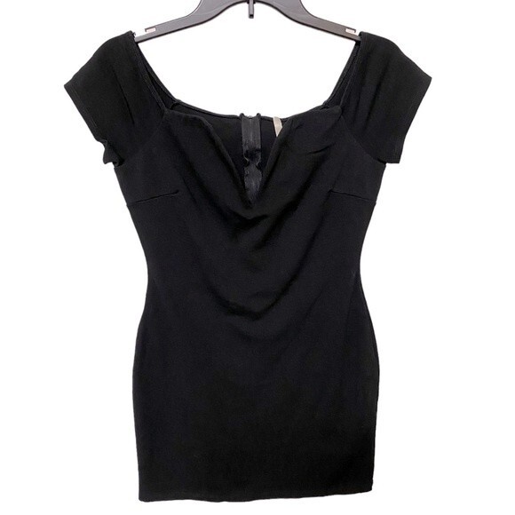 Glare Little Black Form-Fitting Dress - Picture 1 of 6